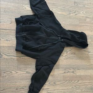 Classic Black Zip-Up Hoodie